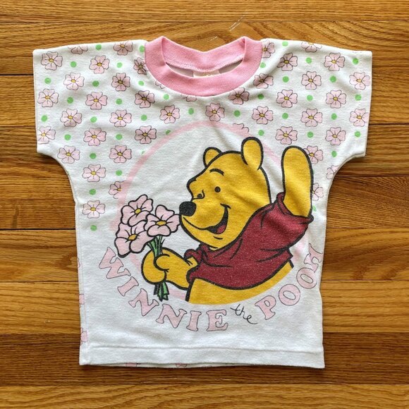 VINTAGE 90s Disney- Bundle of Two 4T Short Sleeve/Shorts Outfits - Picture 5 of 16